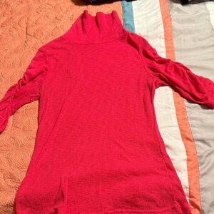 No Boundaries pink Turtleneck Tunic